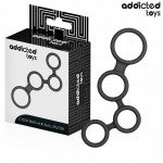 ADDICTED TOYS - PENISRING MIT TEILERN FÃR HODEN